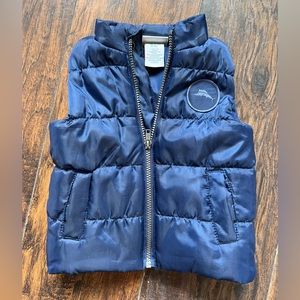 Navy blue Tommy Bahama toddler puffy vest size 18 months